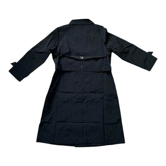 London Fog - Women's Double-Breasted Trench Coat (XL) - Belted Long Jacket - Picture 2 of 4